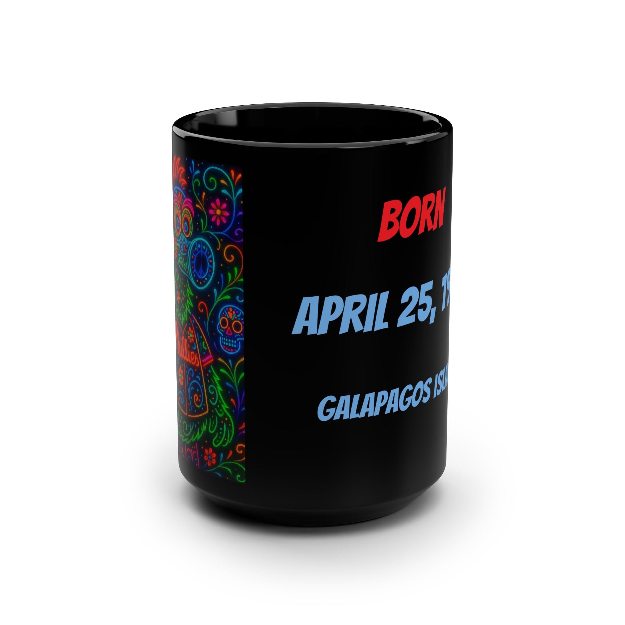 Philly PHANATIC/Sugar Skull Black 15oz Mug