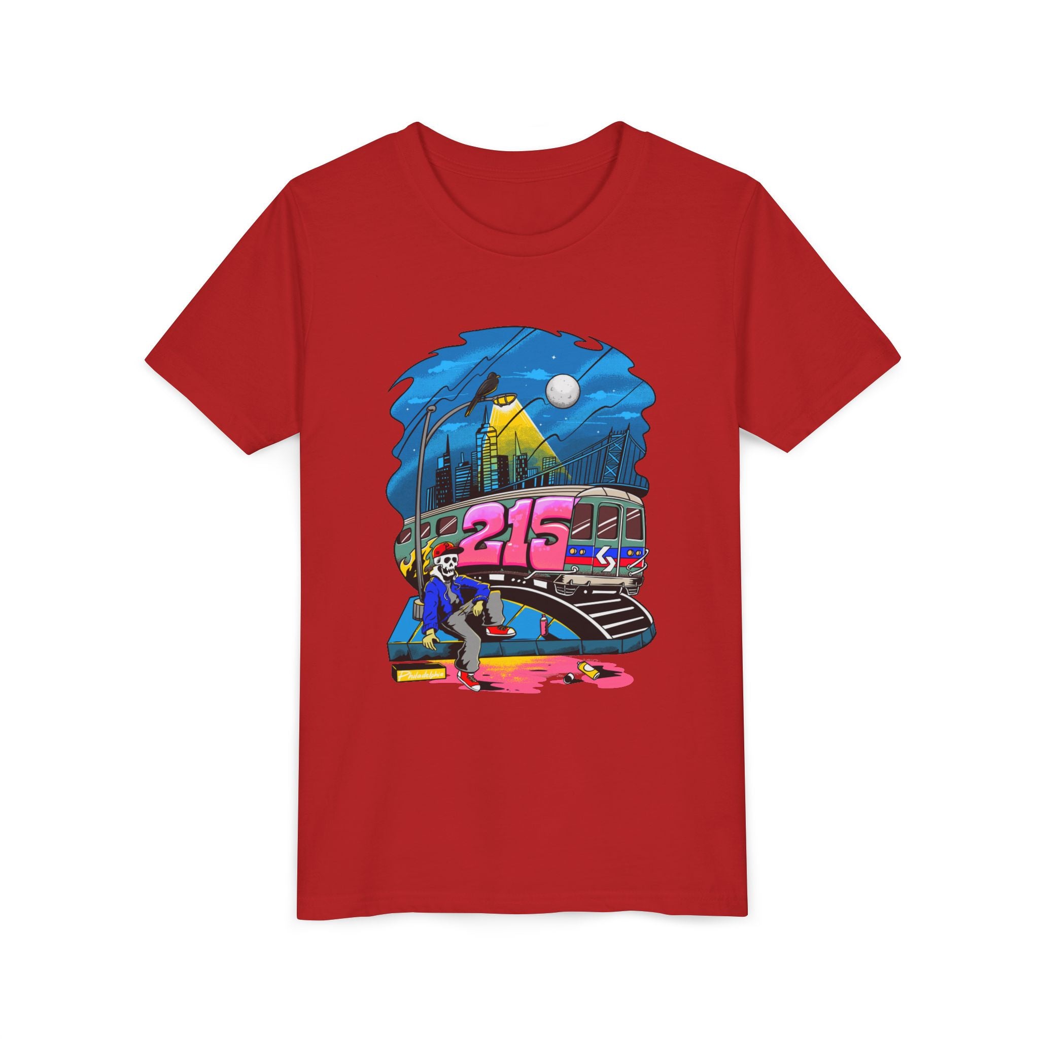 Youth Tee /215 Graffiti Subway Skate Scene