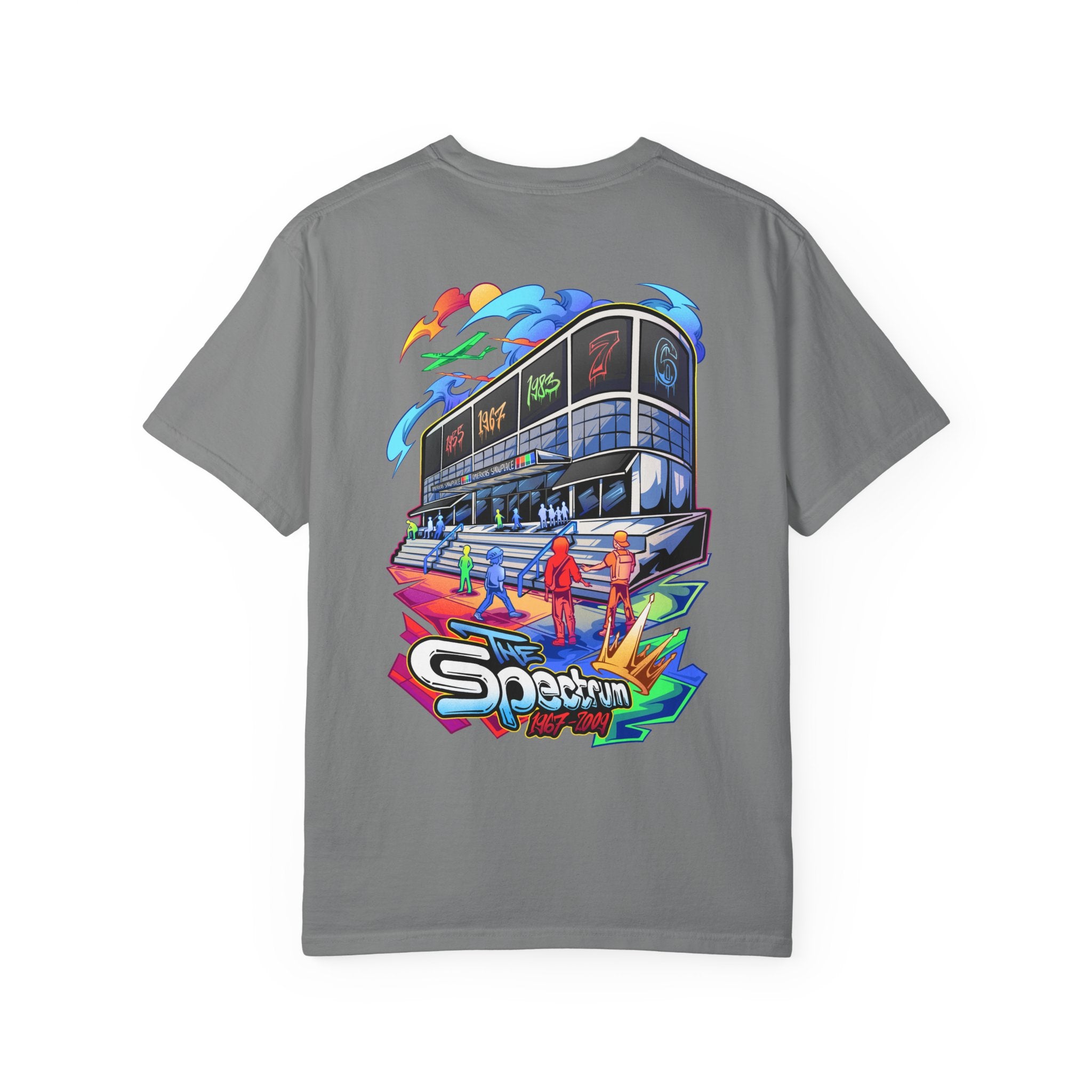 76ers/The SPECTRUM Unisex Garment-Dyed T-shirt