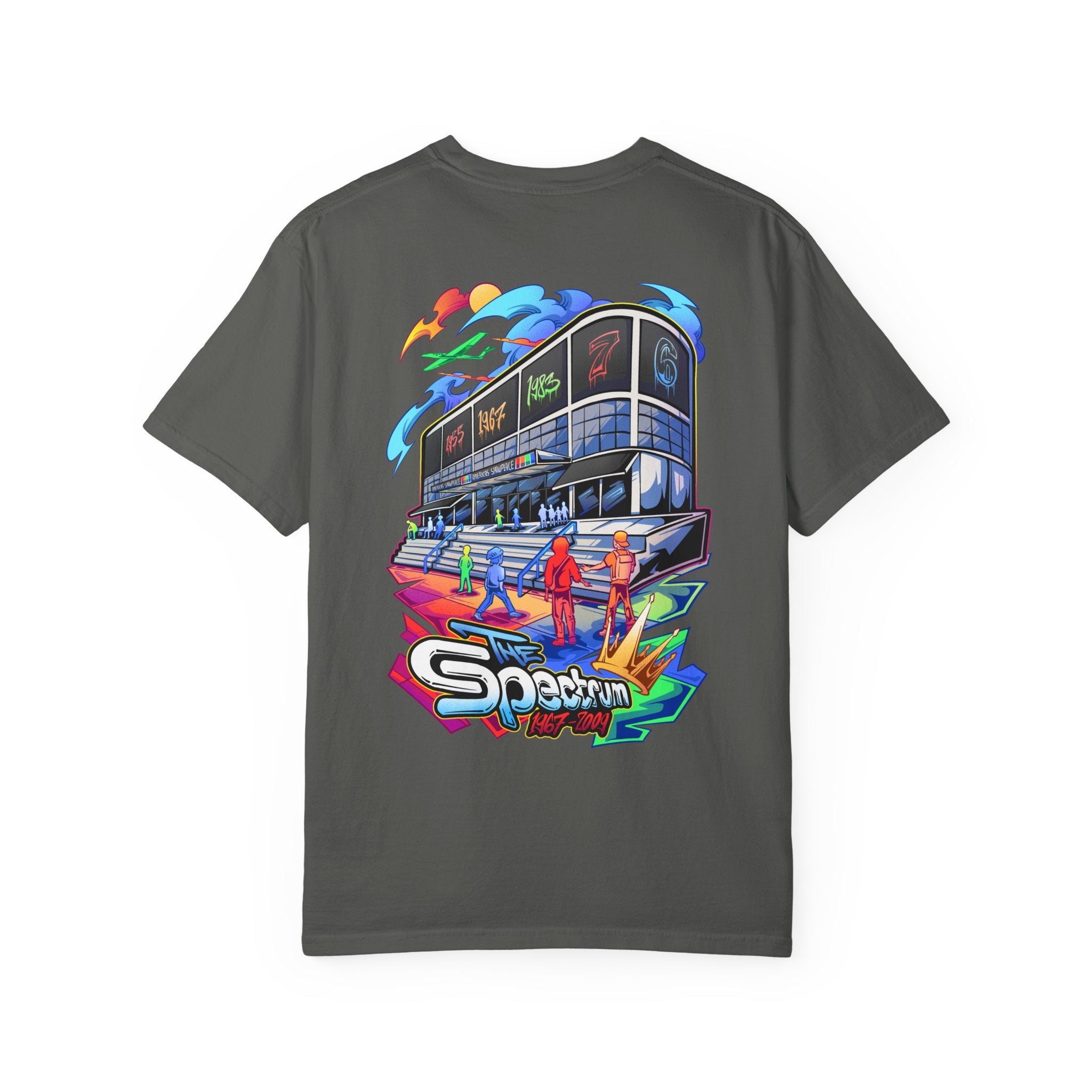 76ers/The SPECTRUM Unisex Garment-Dyed T-shirt