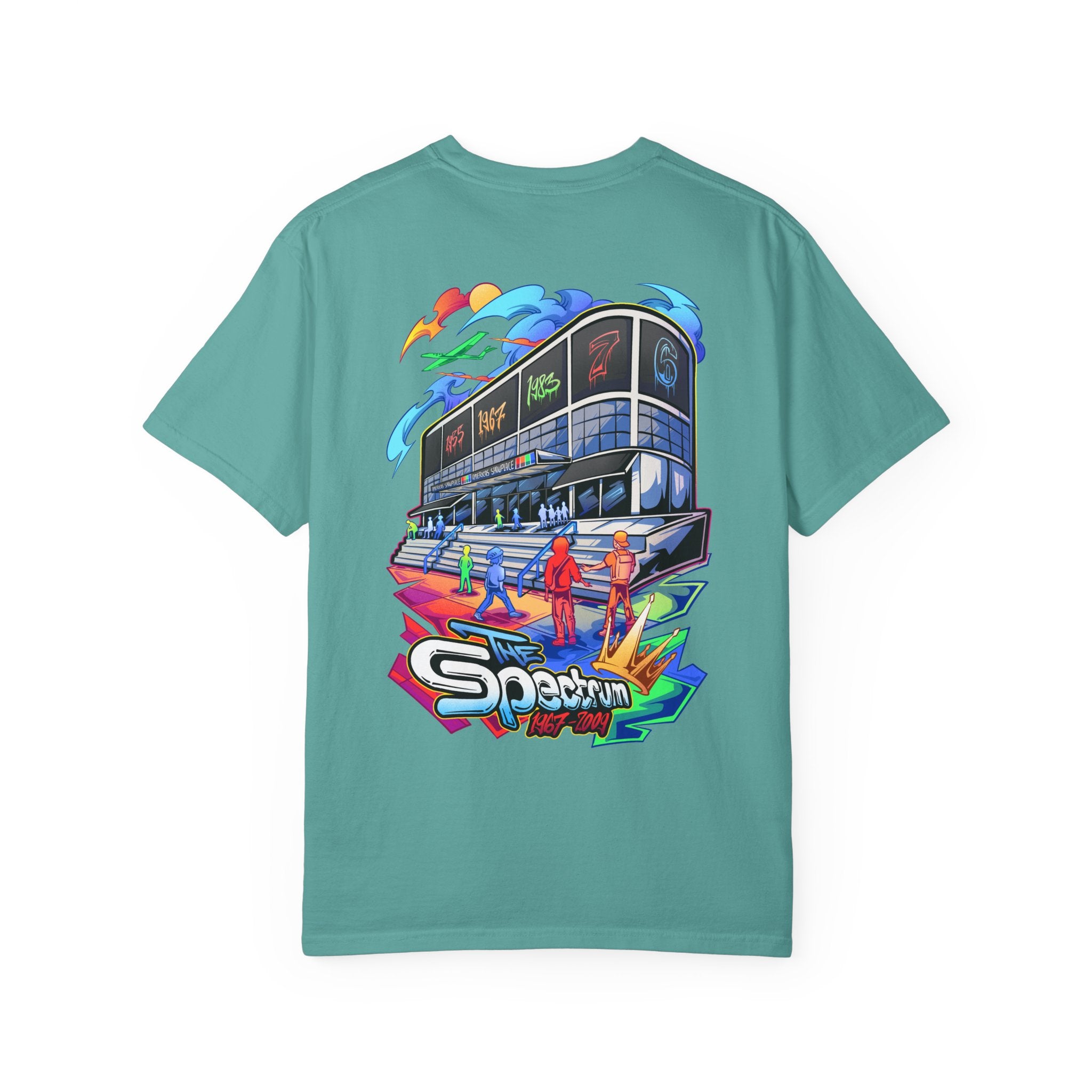 76ers/The SPECTRUM Unisex Garment-Dyed T-shirt