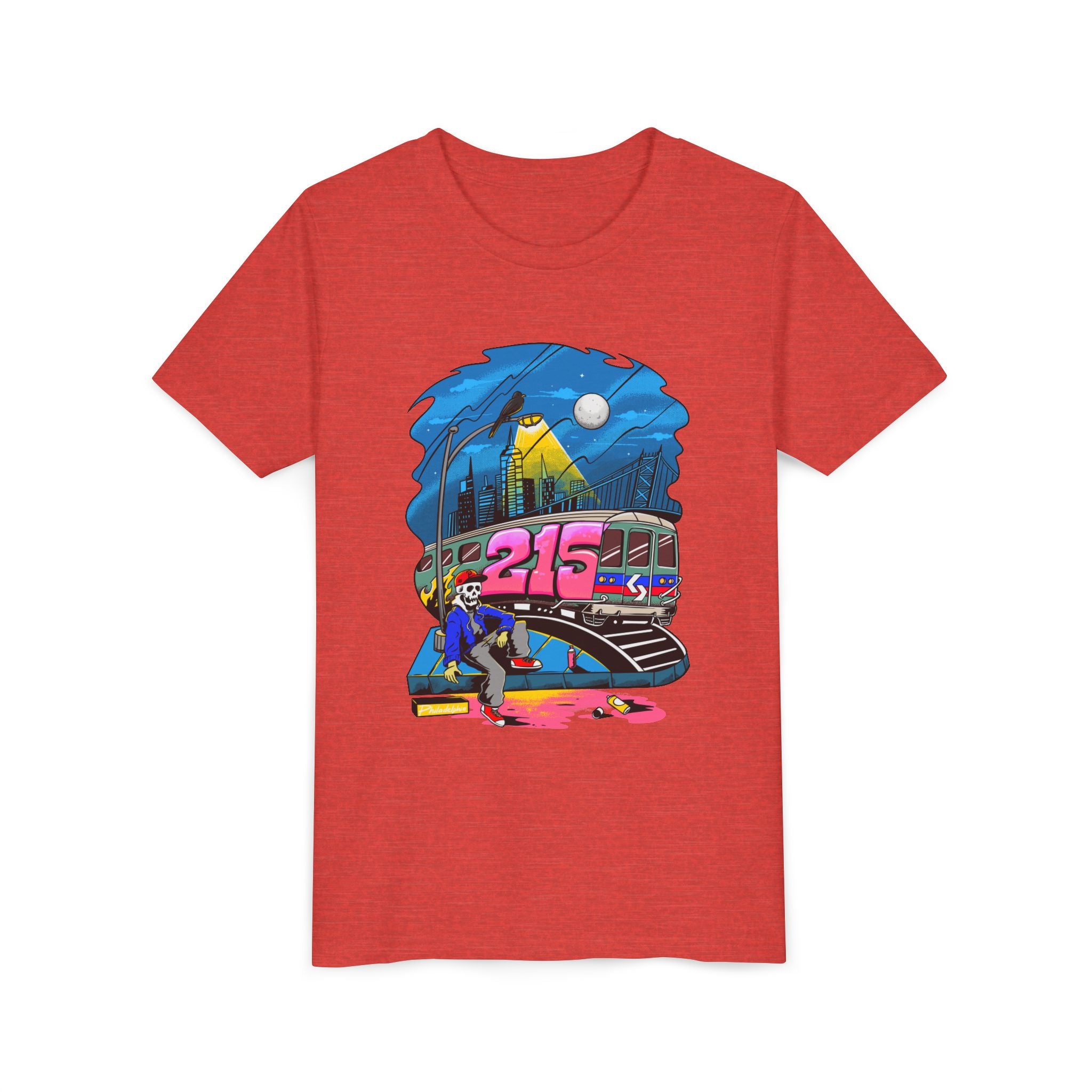 Youth Tee /215 Graffiti Subway Skate Scene