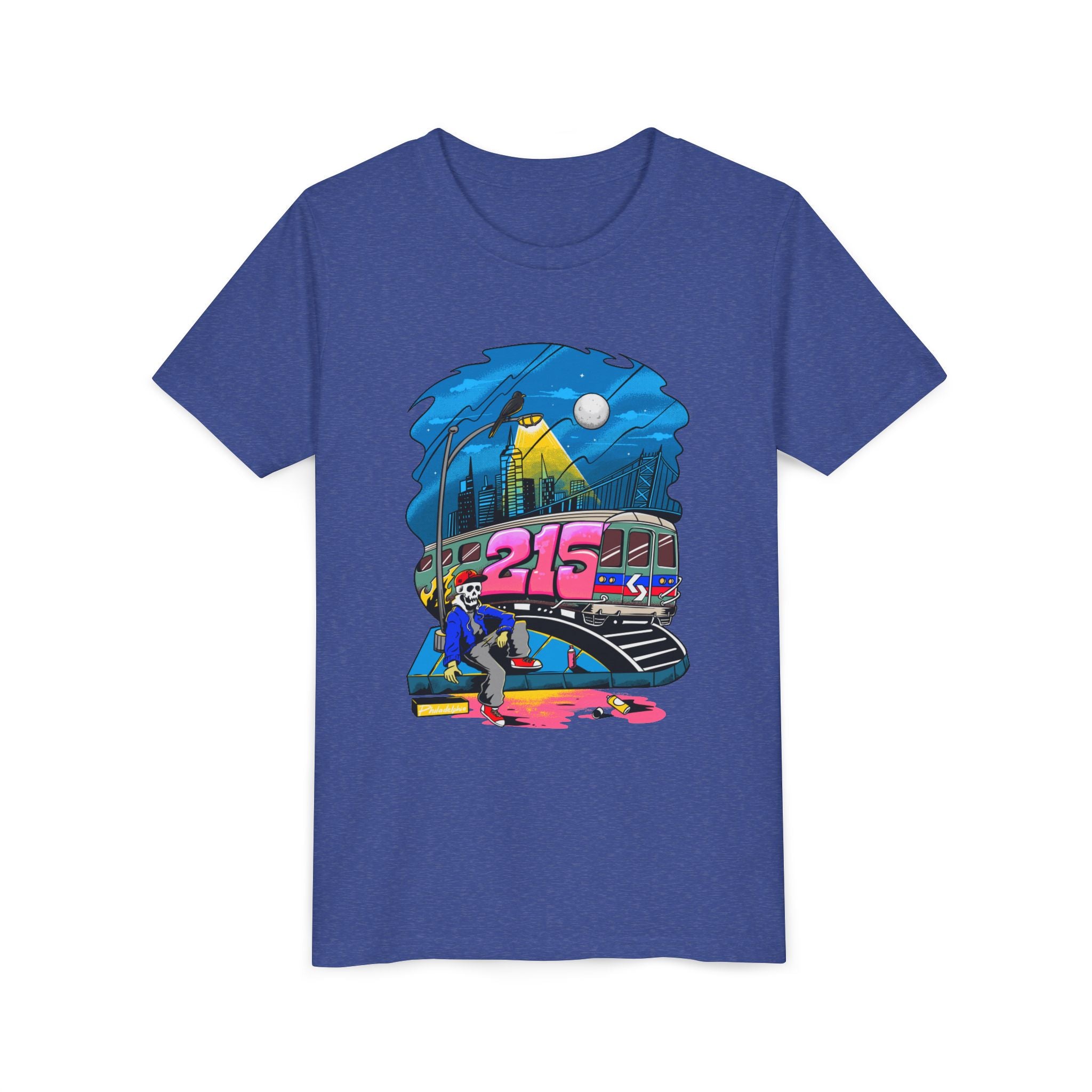 Youth Tee /215 Graffiti Subway Skate Scene