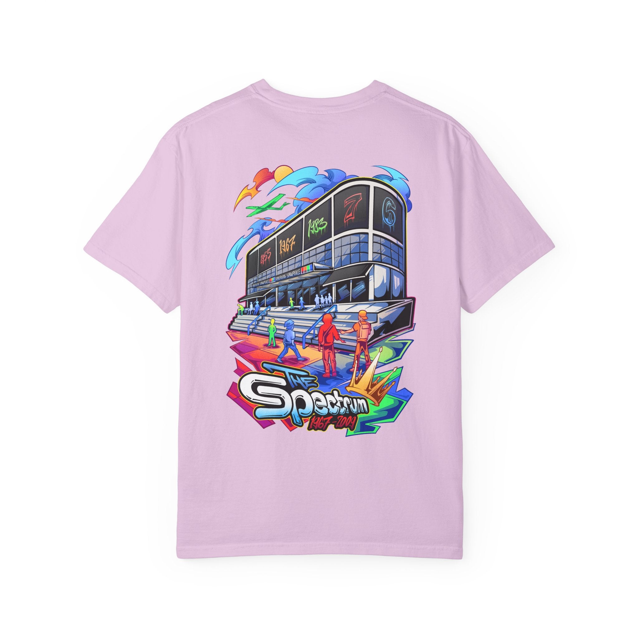 76ers/The SPECTRUM Unisex Garment-Dyed T-shirt
