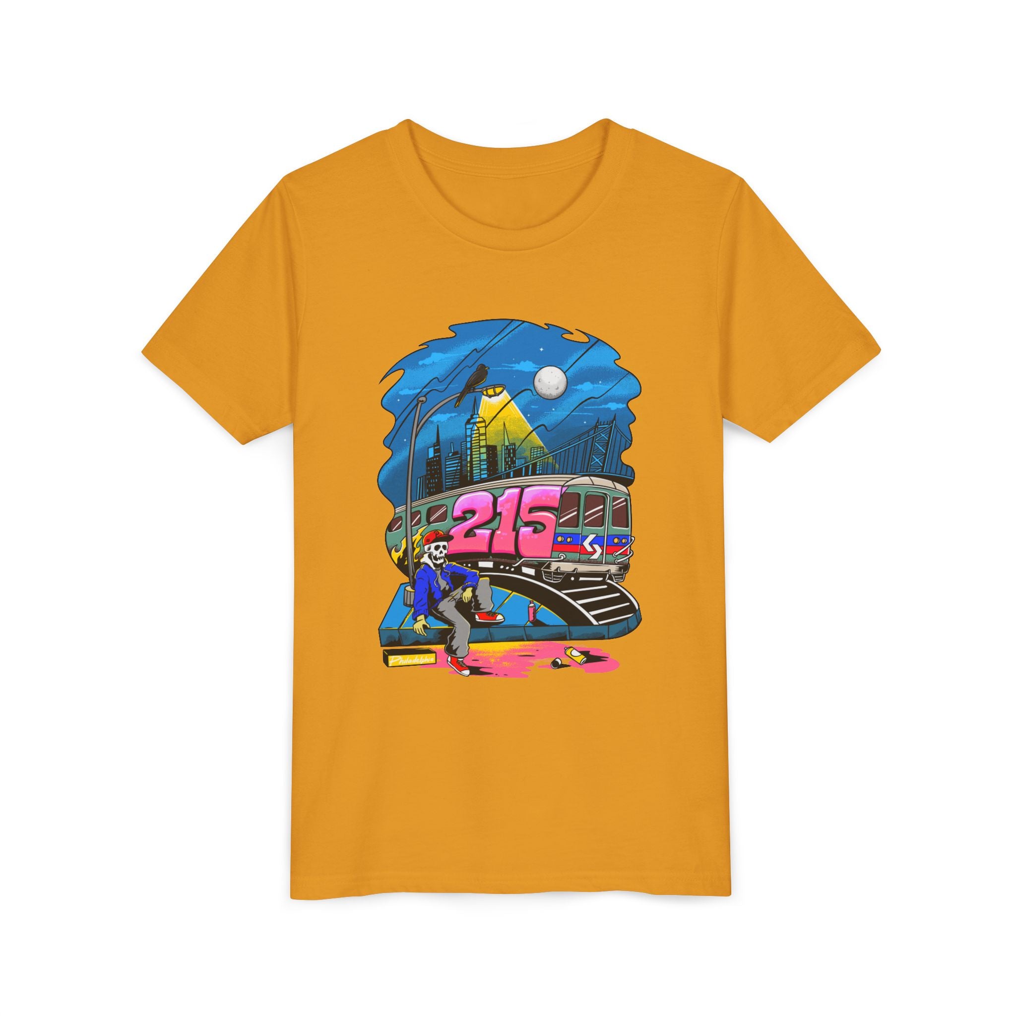Youth Tee /215 Graffiti Subway Skate Scene