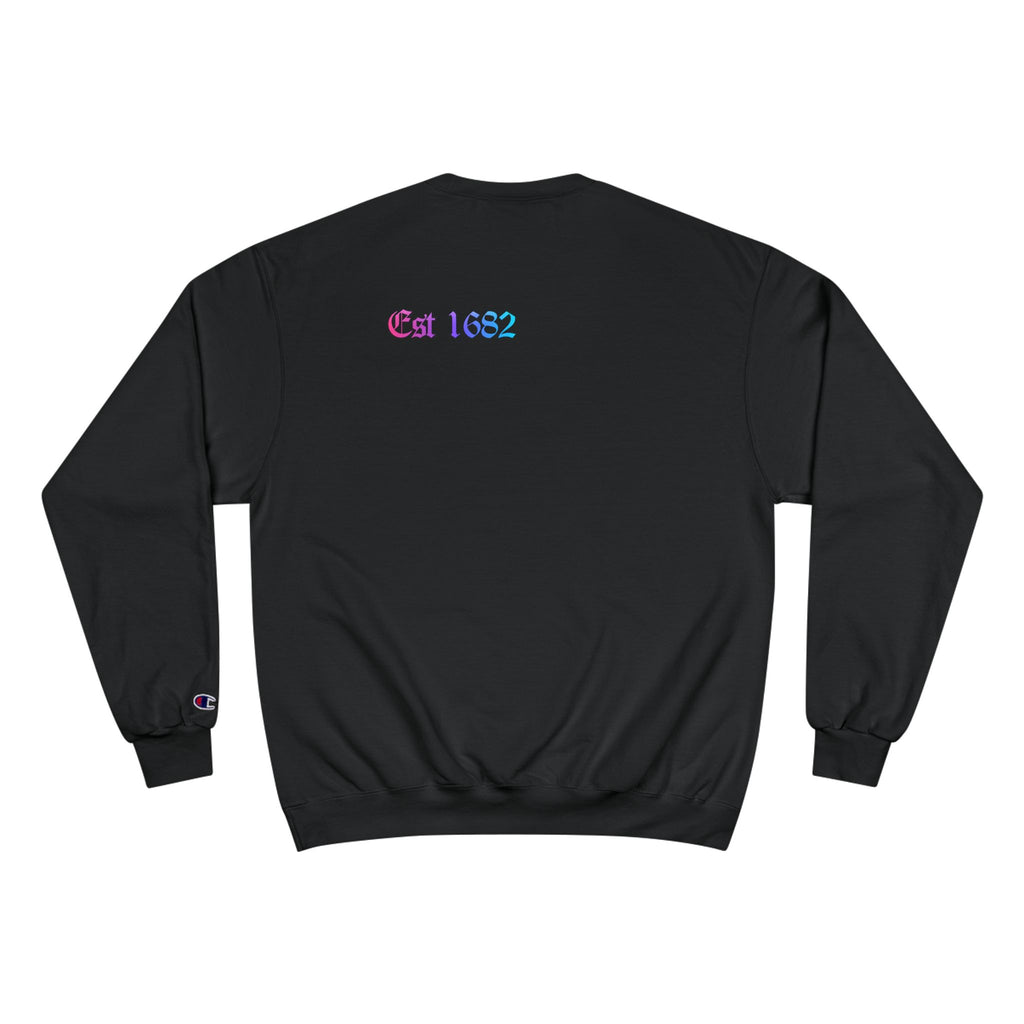 Champion Sweatshirt / "Declaration of Drip" Ben and Betsy Ivy League Campus Crewneck