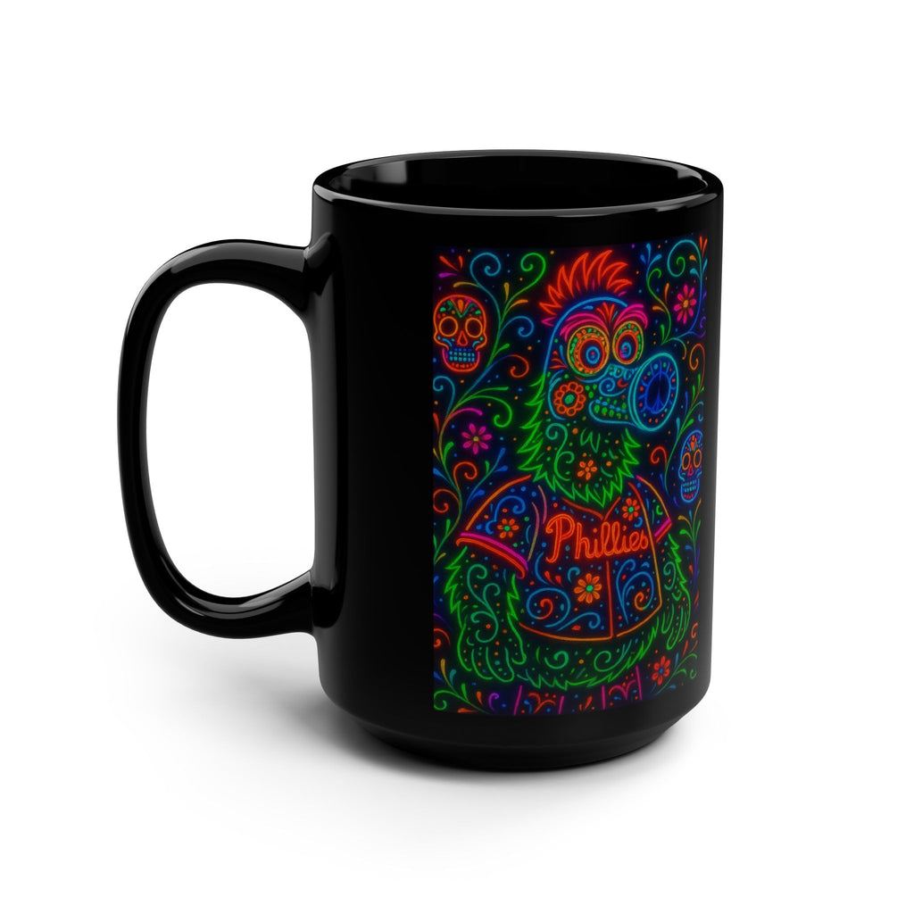 Philly PHANATIC/Sugar Skull Black 15oz Mug