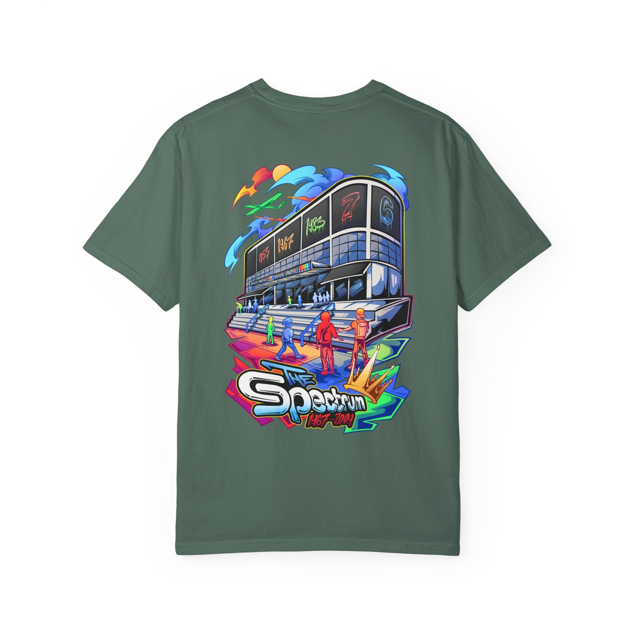 76ers/The SPECTRUM Unisex Garment-Dyed T-shirt