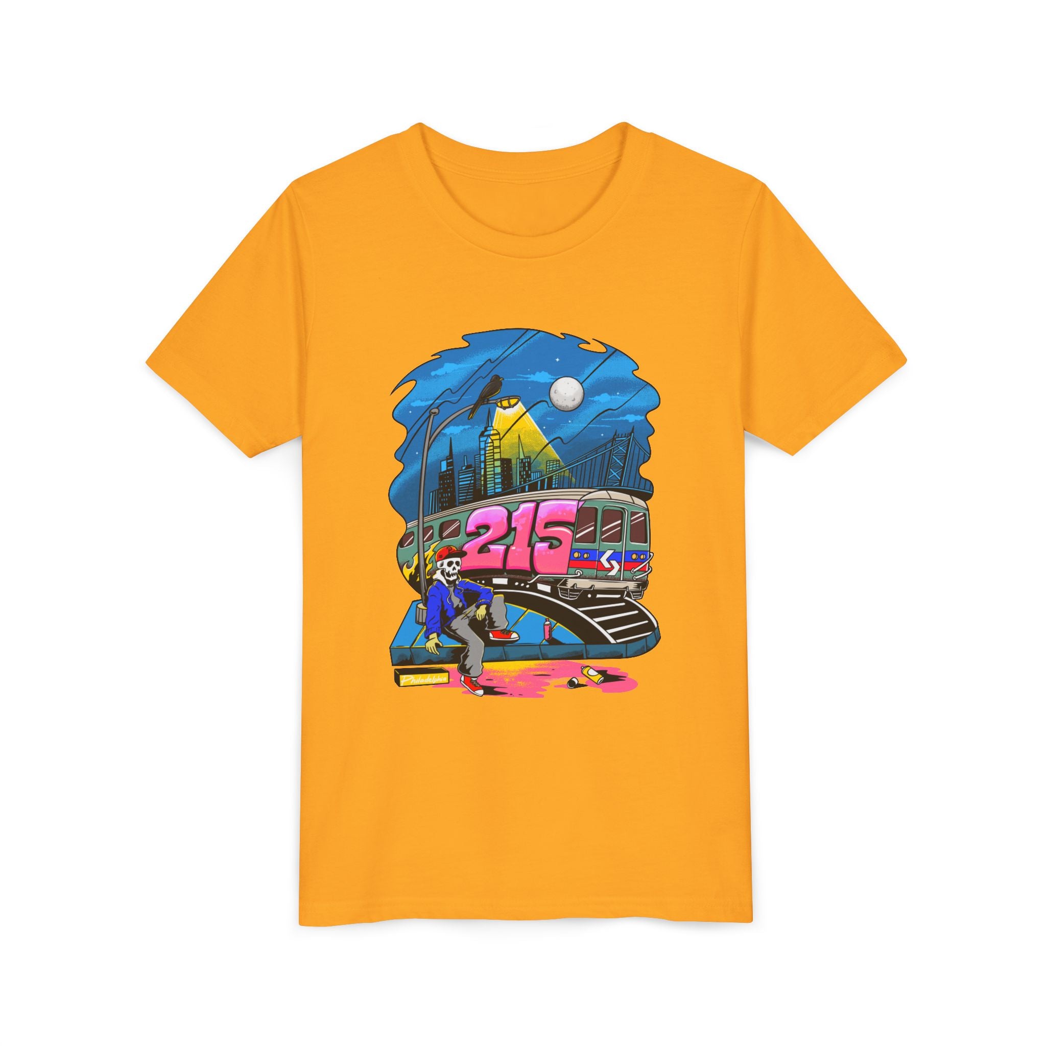 Youth Tee /215 Graffiti Subway Skate Scene
