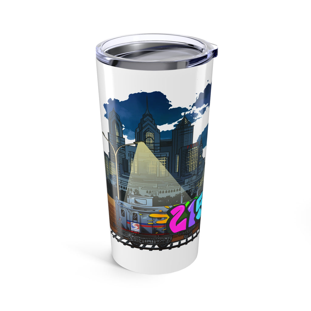 Philly Skyline Tumbler 20oz | Cityscape Graphic/Color | EST 1682