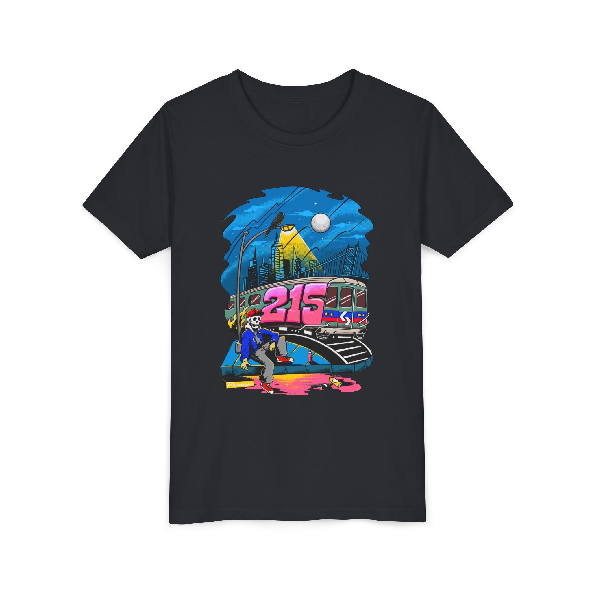 Youth Tee /215 Graffiti Subway Skate Scene