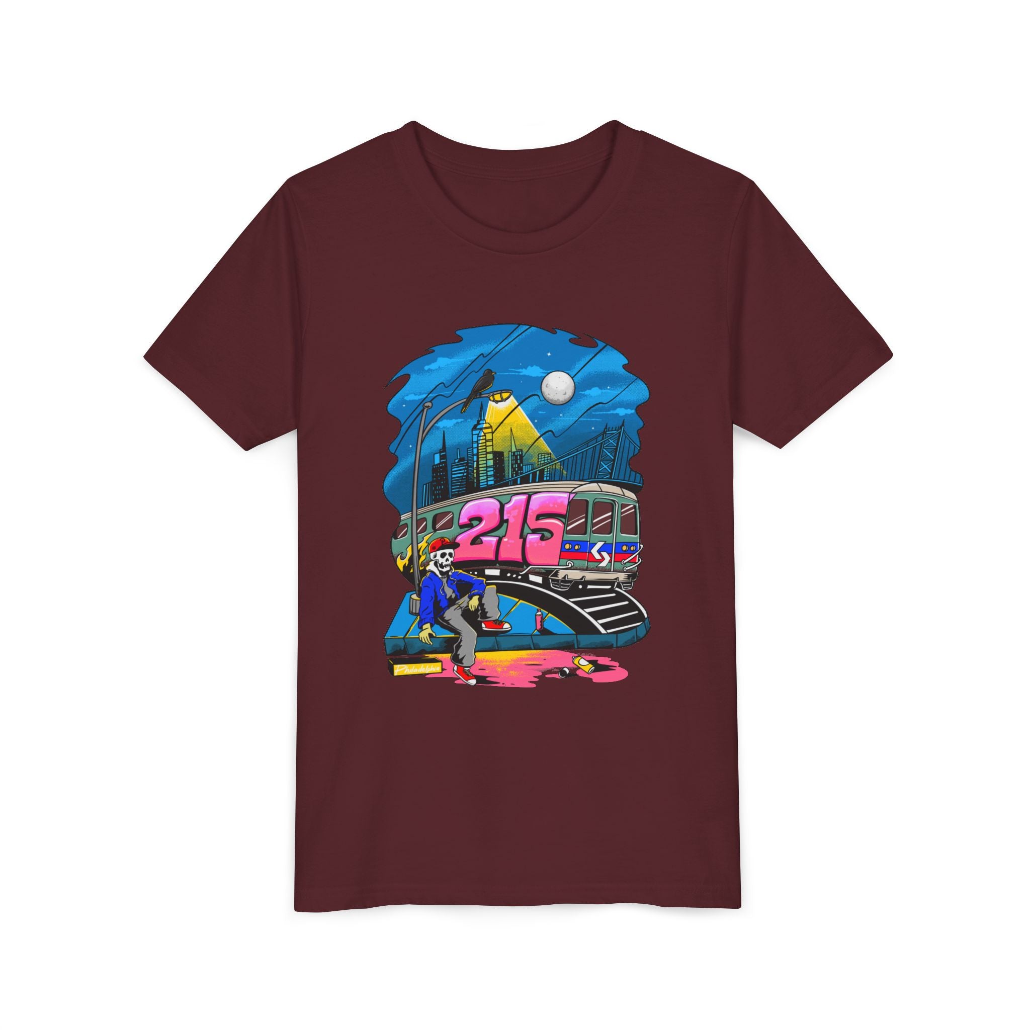 Youth Tee /215 Graffiti Subway Skate Scene