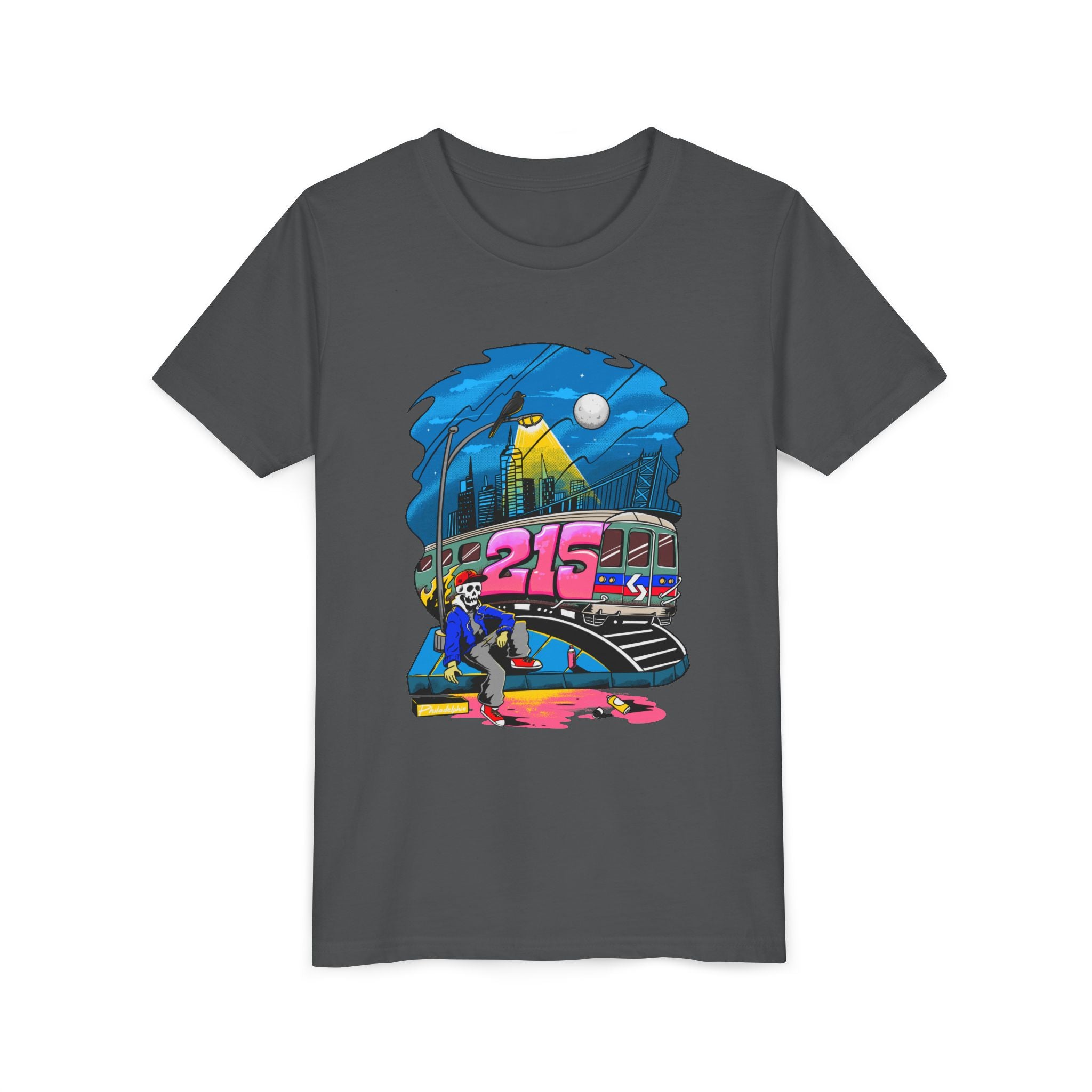 Youth Tee /215 Graffiti Subway Skate Scene