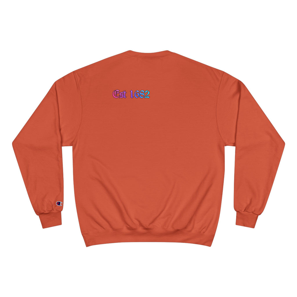 Champion Sweatshirt / "Declaration of Drip" Ben and Betsy Ivy League Campus Crewneck