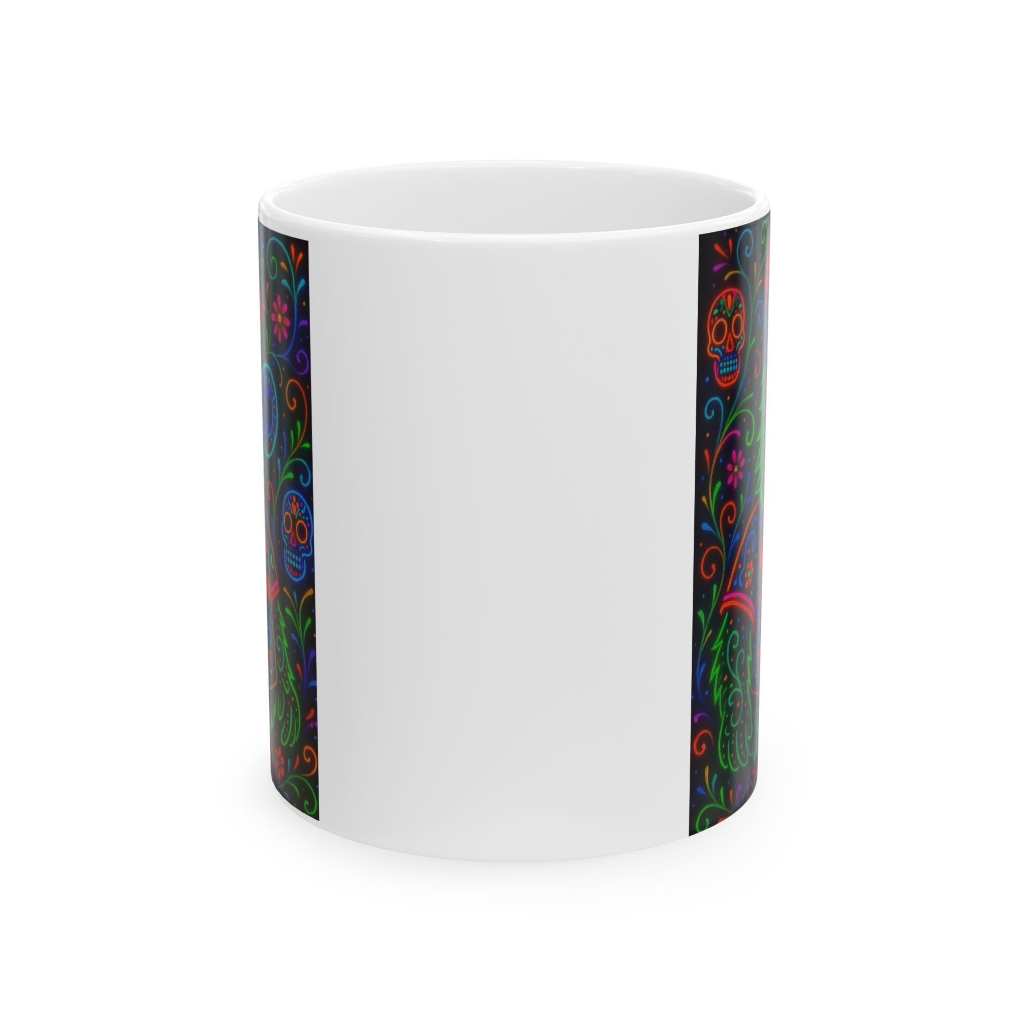 Philly Phanatic — Colorful Sugar Skull Coffee Cup (11oz, 15oz)