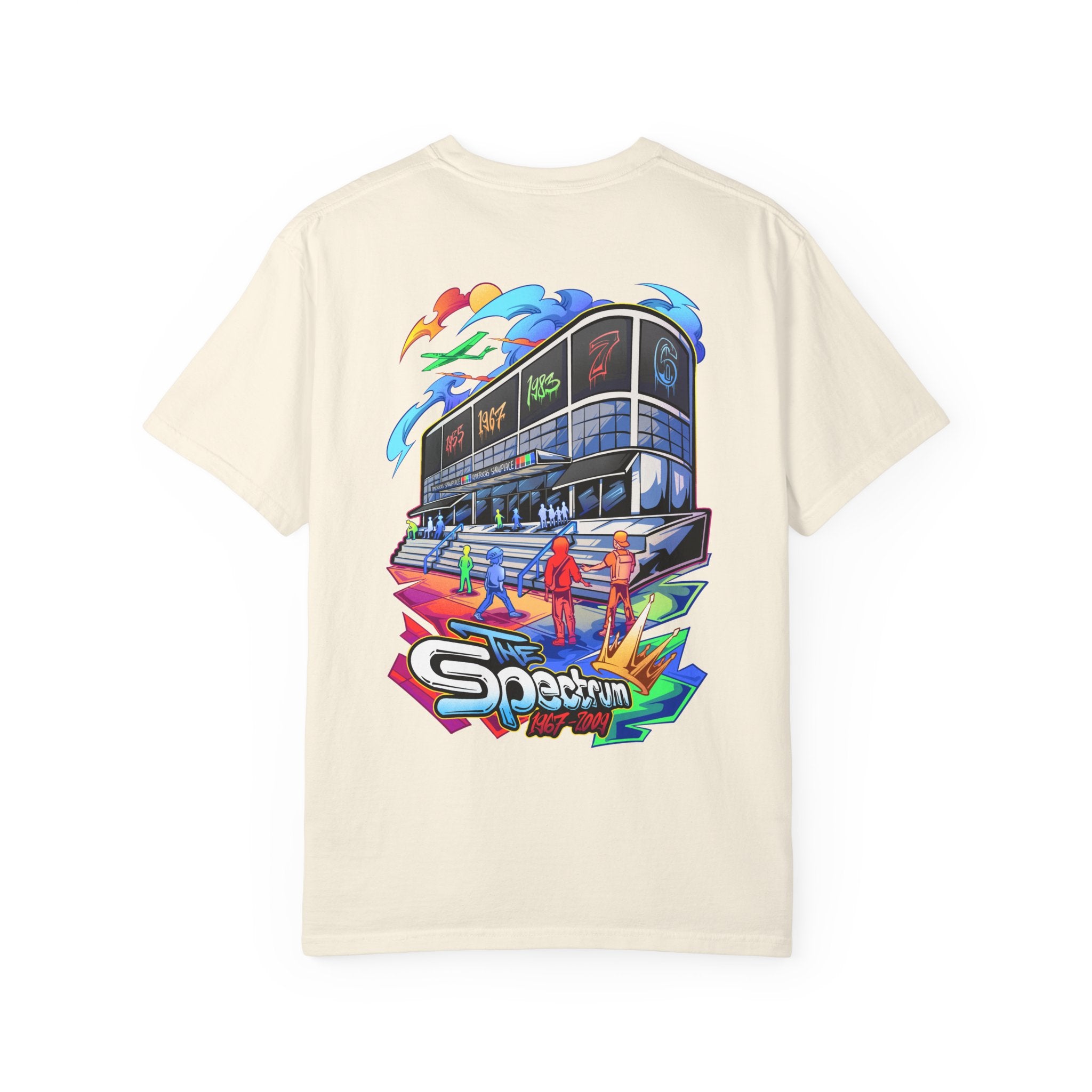 76ers/The SPECTRUM Unisex Garment-Dyed T-shirt
