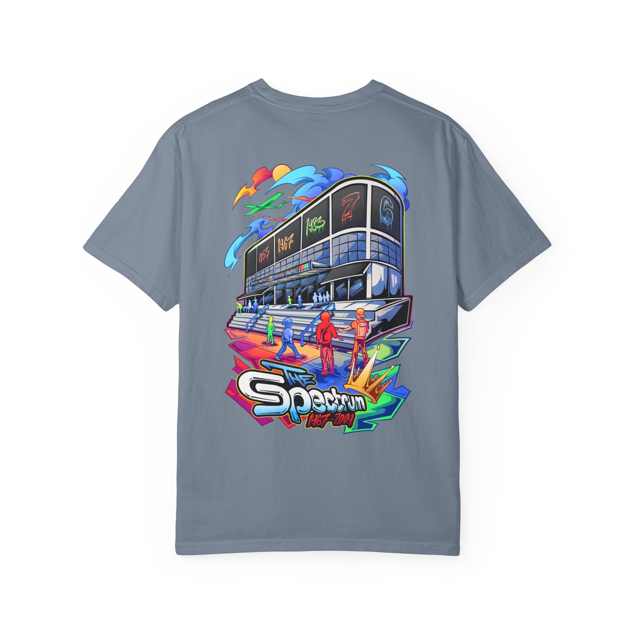 76ers/The SPECTRUM Unisex Garment-Dyed T-shirt