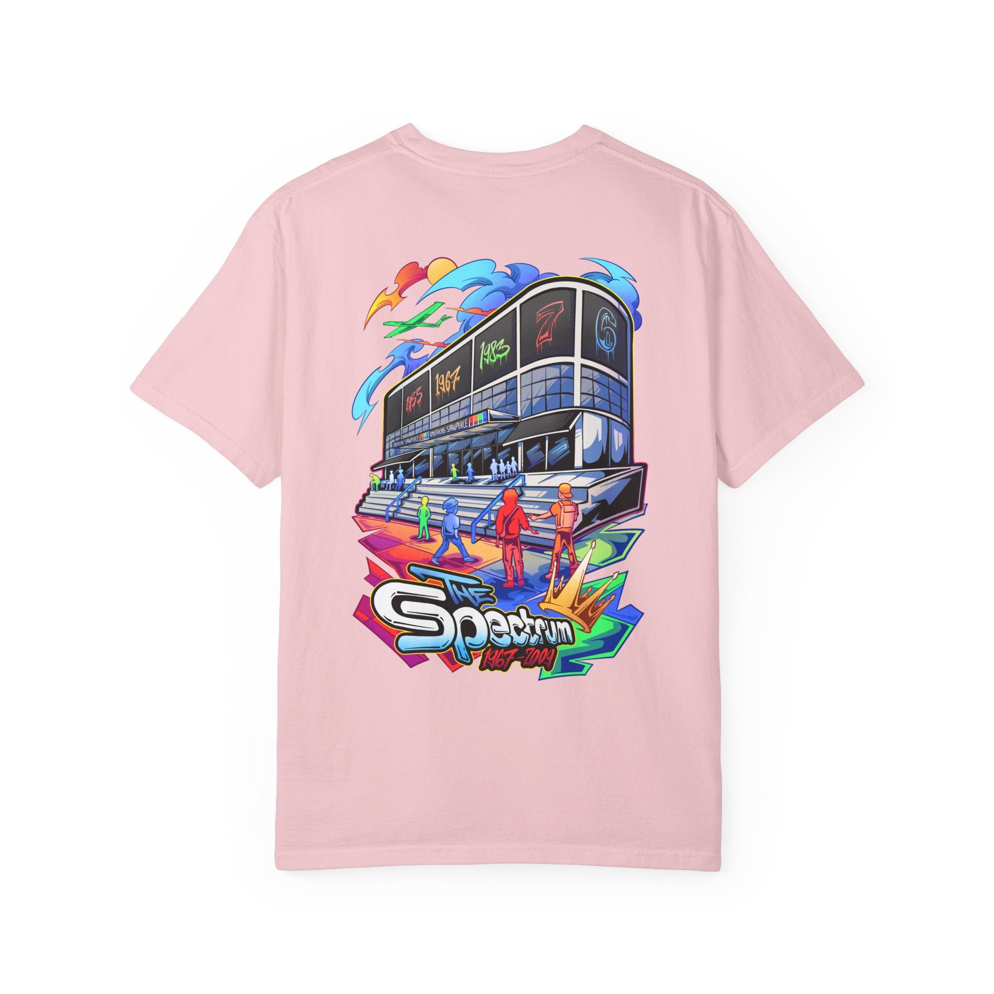 76ers/The SPECTRUM Unisex Garment-Dyed T-shirt