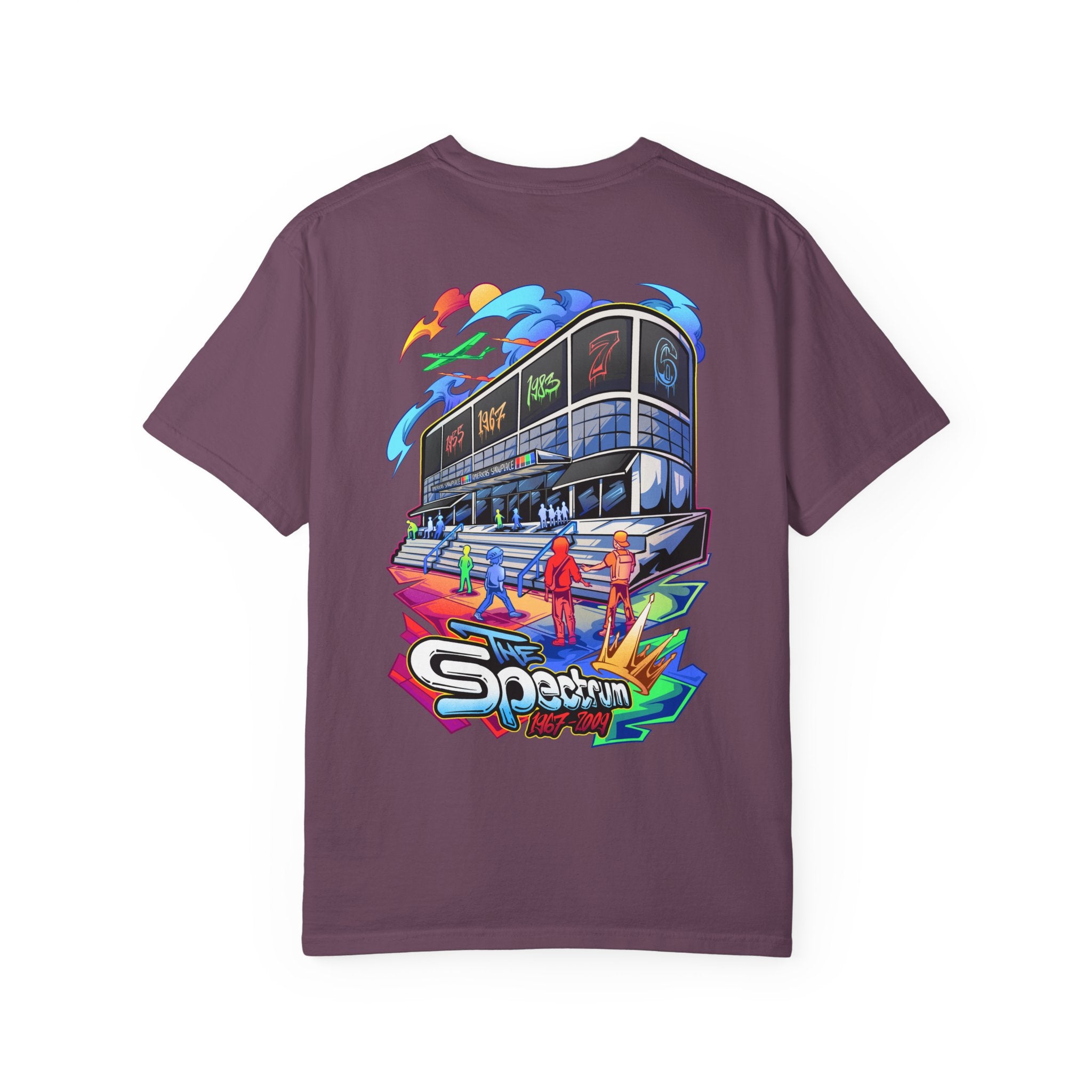 76ers/The SPECTRUM Unisex Garment-Dyed T-shirt