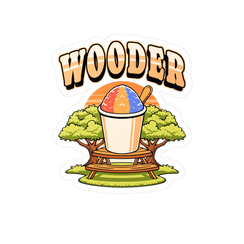 WOODER Ice Sticker Kiss-Cut Vinyl Decal