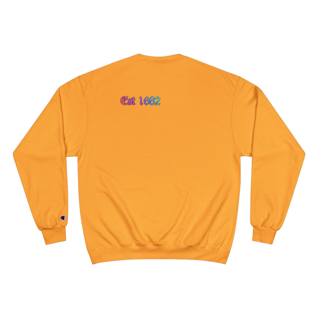 Champion Sweatshirt / "Declaration of Drip" Ben and Betsy Ivy League Campus Crewneck