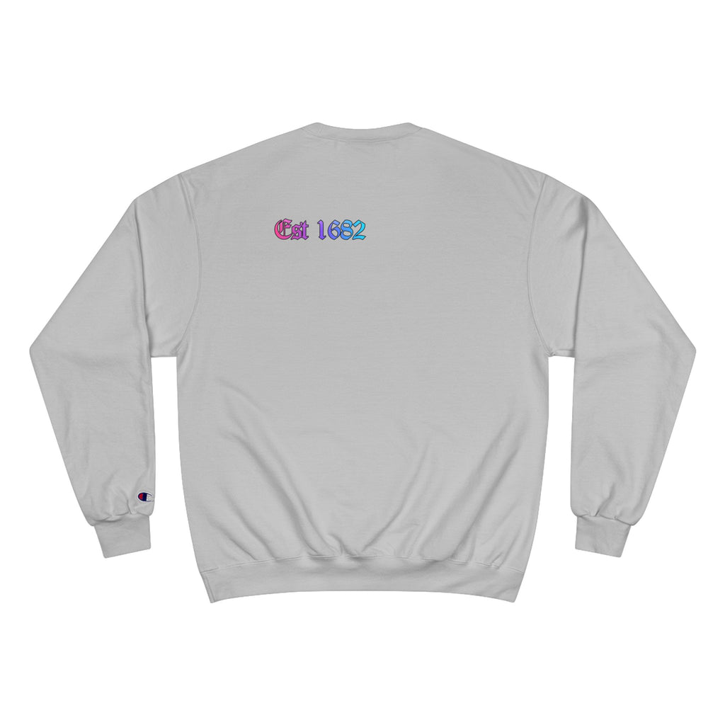 Champion Sweatshirt / "Declaration of Drip" Ben and Betsy Ivy League Campus Crewneck