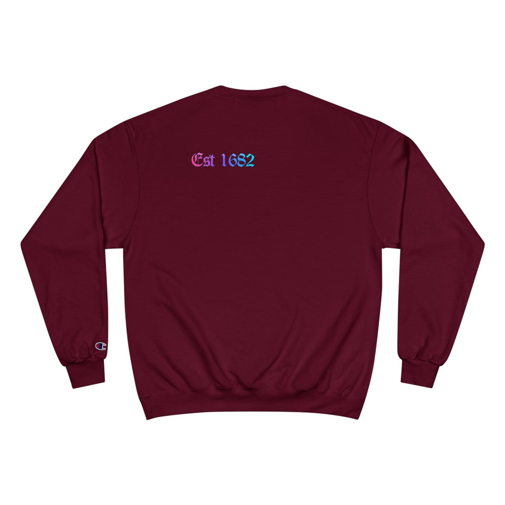 Champion Sweatshirt / "Declaration of Drip" Ben and Betsy Ivy League Campus Crewneck