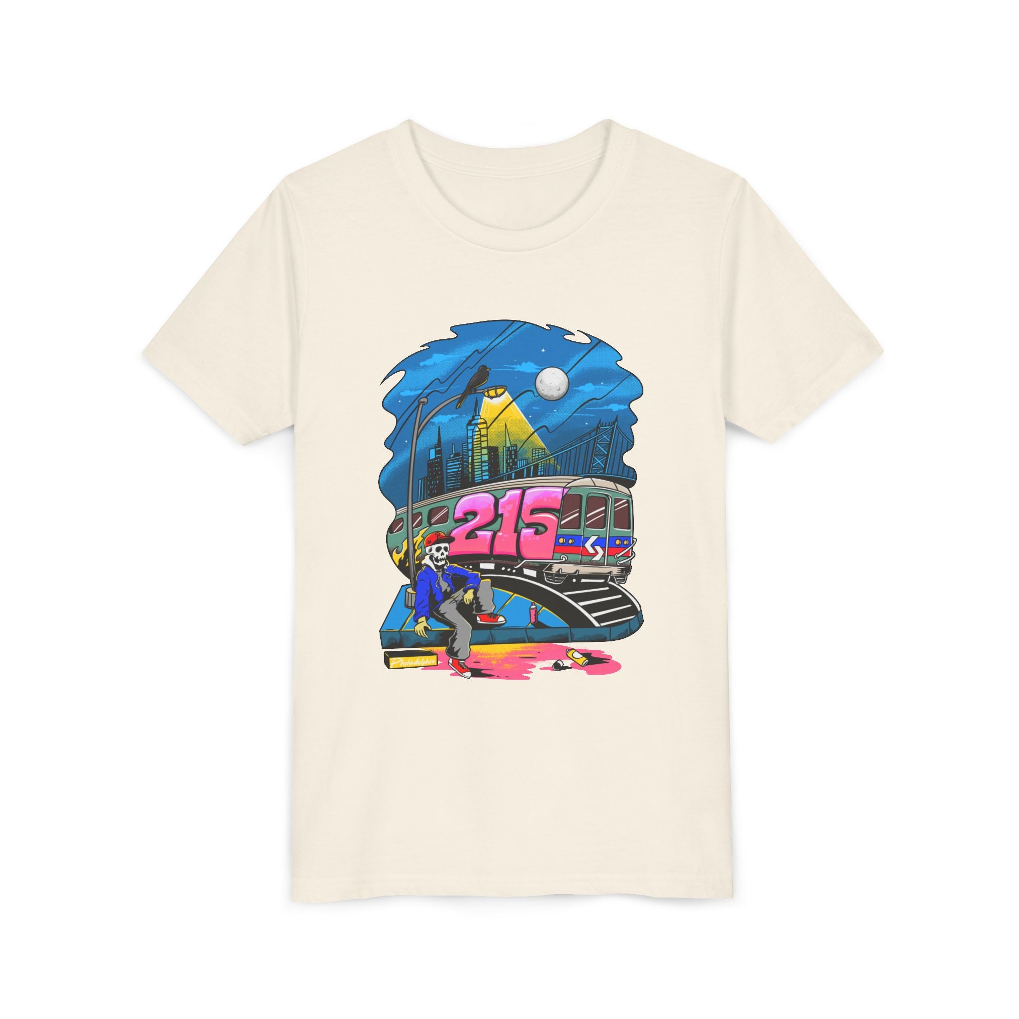 Youth Tee /215 Graffiti Subway Skate Scene